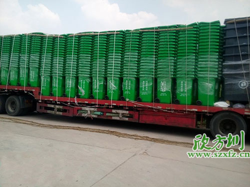 欣方圳塑料環(huán)保垃圾桶，天津市場銷量倍增