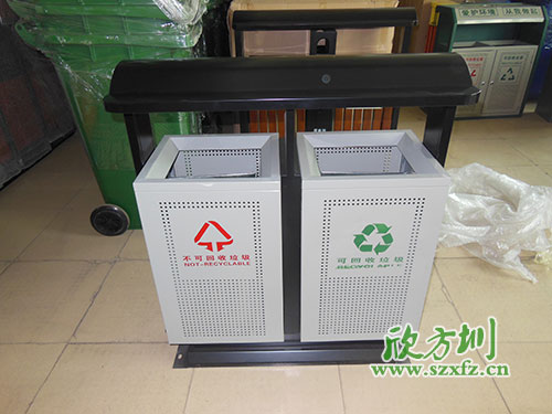 貴陽物業(yè)戶外鋼板沖孔垃圾桶，客戶的二次選擇。