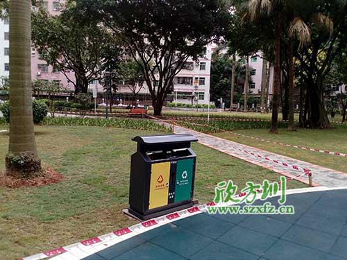 韶關機關鋼制垃圾桶，欣方圳量身定做