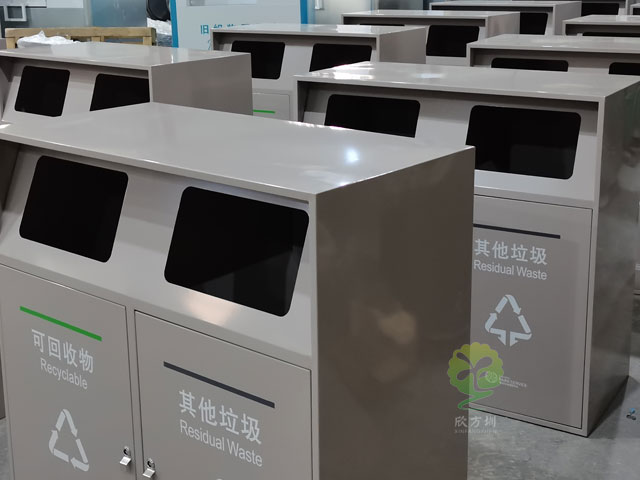 提升公共空間品質(zhì)，深圳金屬垃圾桶助你一臂之力