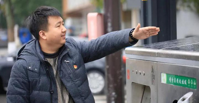 浙江烏鎮(zhèn)智能語音垃圾桶現在投放測試圖